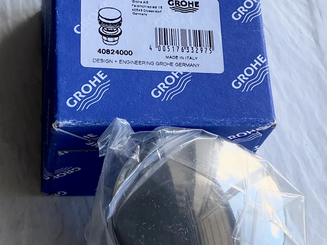 Billede 4 - GROHE Push-Open Bundventil med overløb – Krom