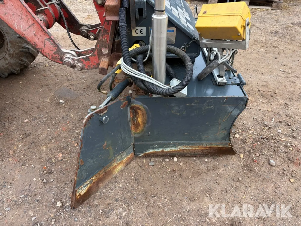 Billede 11 - Sandafretter Mekos ANK 125 laserstyret med 2 Trimble LR410 lasermodtagere