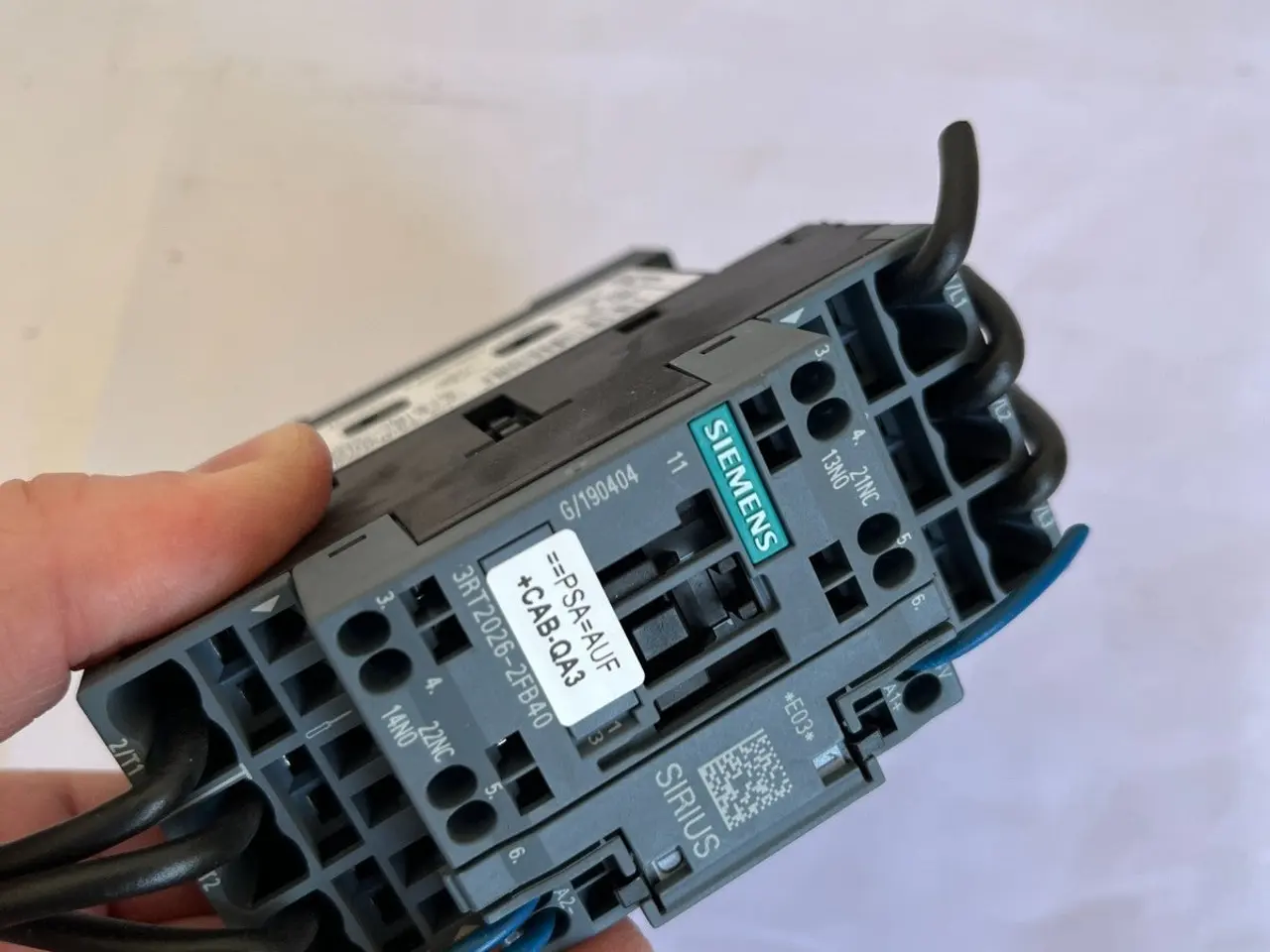 Billede 8 - Siemens 3RT2026-2FB40 SIRIUS kontaktor 3-pole 25A
