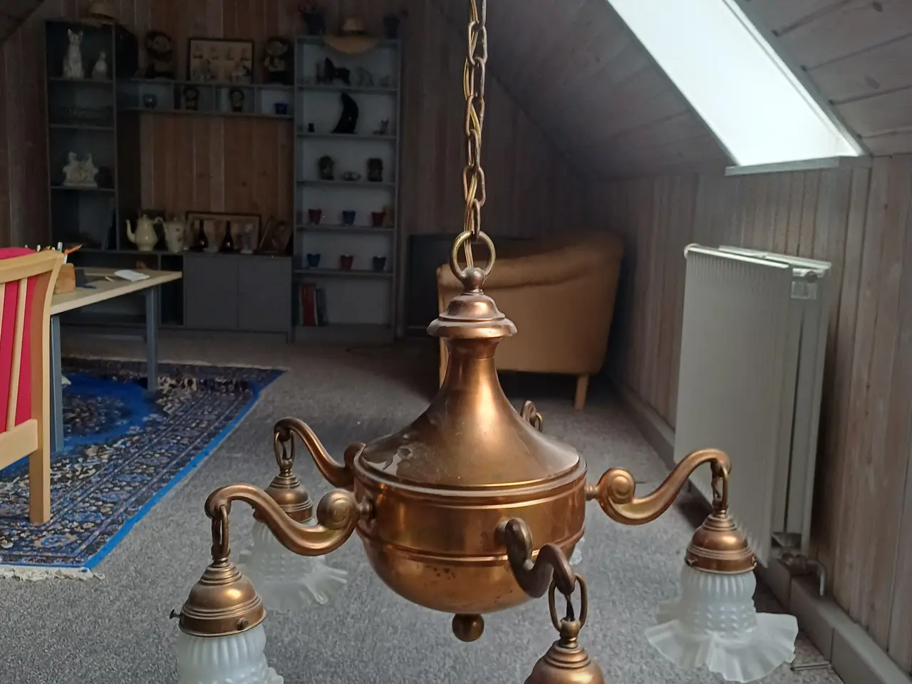 Billede 2 - Kobber loftlampe