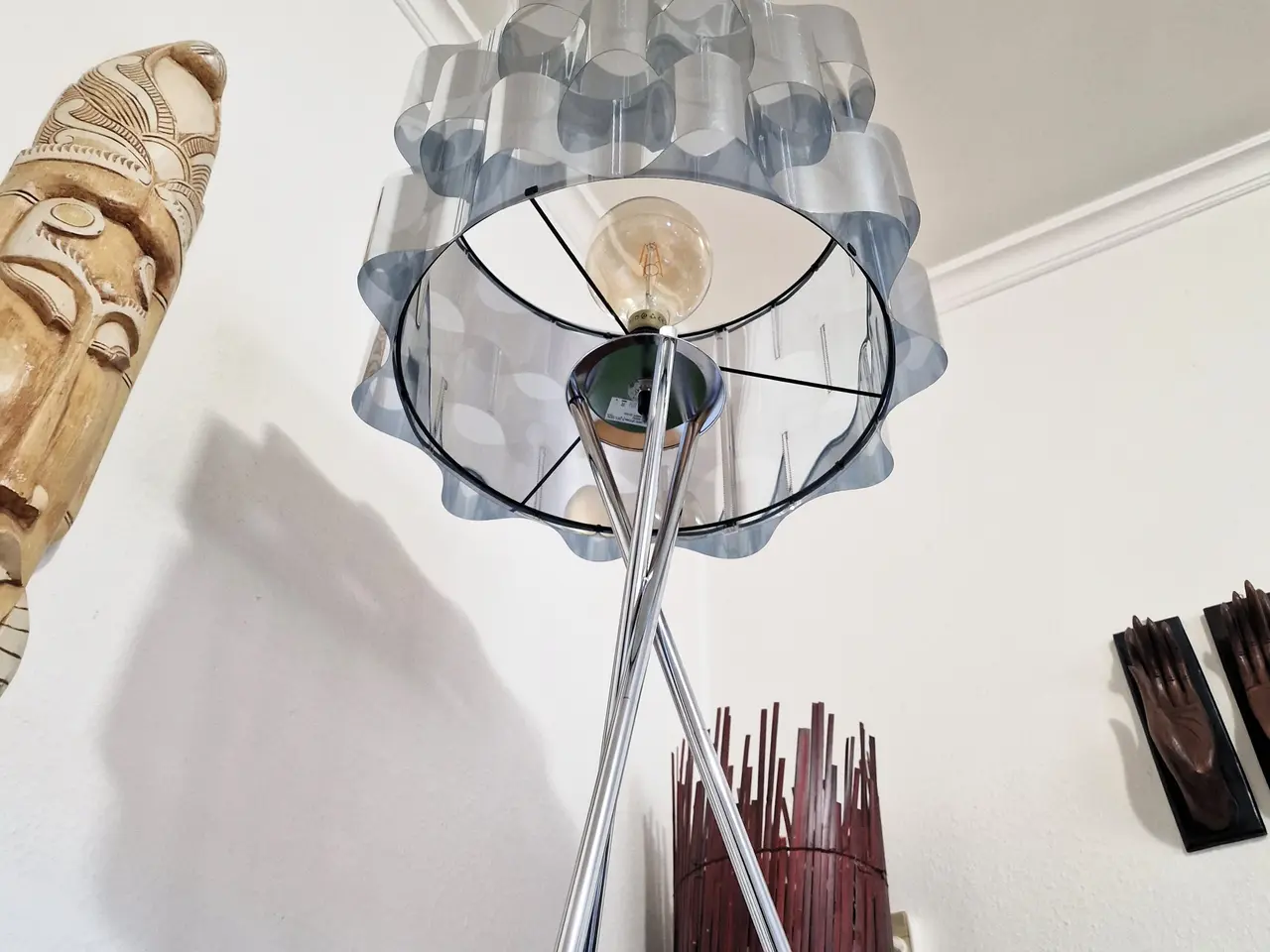 Billede 5 - Gulvlampe med "Space Age" look.