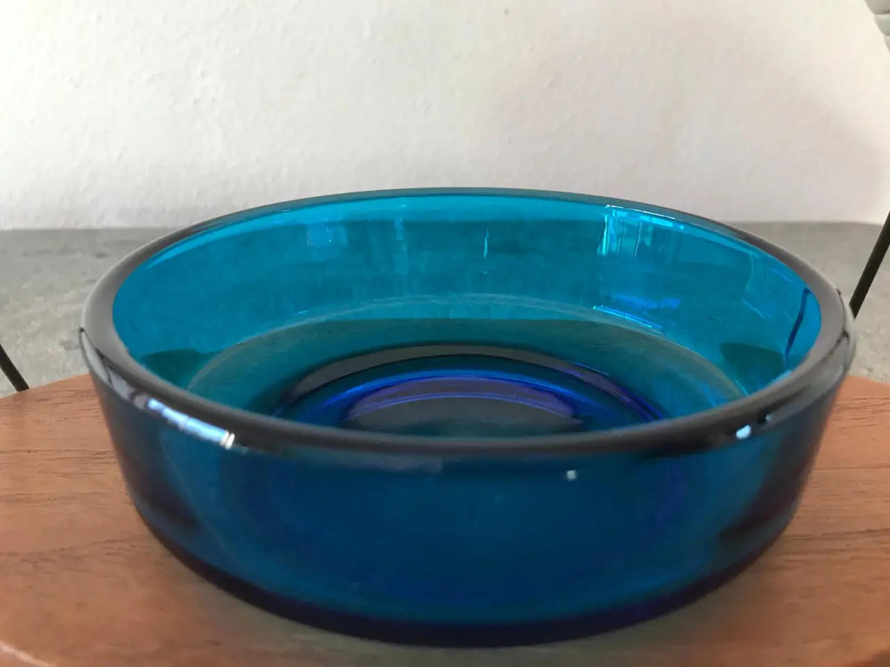Billede 3 - Retro teak / glasskål / serveringsskål