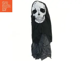 Halloween dekoration med dødningehoved (str. Ø 23 cm)