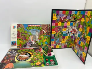 Turtles brætspil, retro (1991)