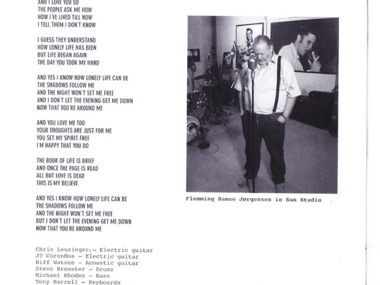 Billede 4 - Flemming Bamse Jørgensen* – Love Me Tender – CD