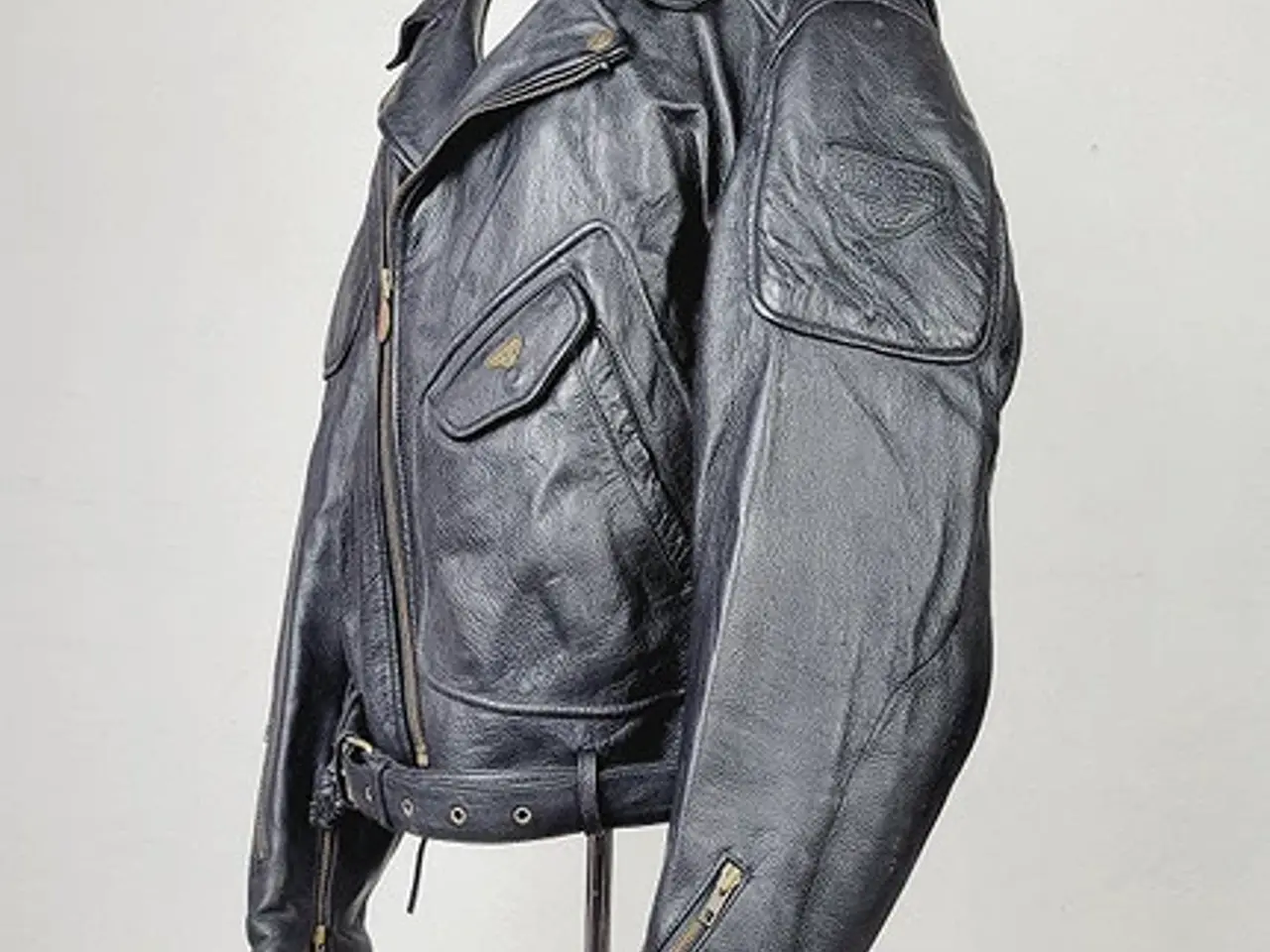 Billede 3 - ⭐️- FIRST GEAR Biker Classic Læderjakke XL