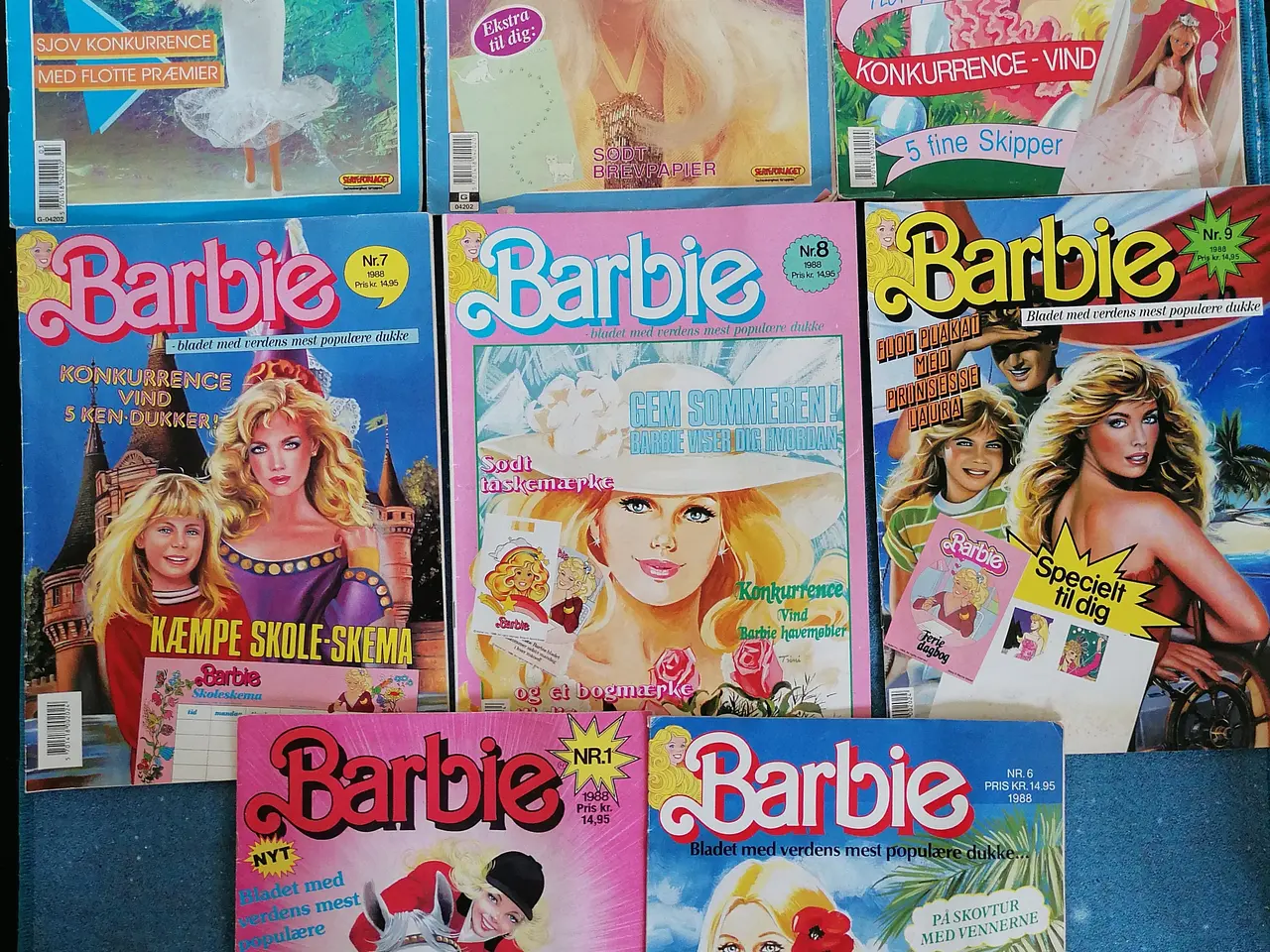 Billede 1 - 8 Gamle Barbie Magasiner
