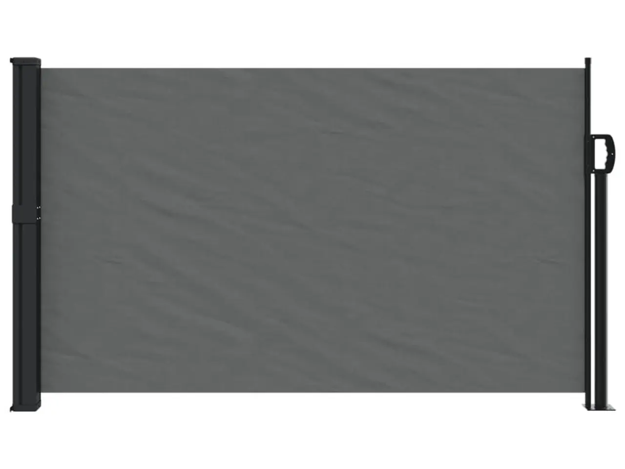 Billede 3 - Udtrækkelig sidemarkise - antracit 117 × 300 cm
