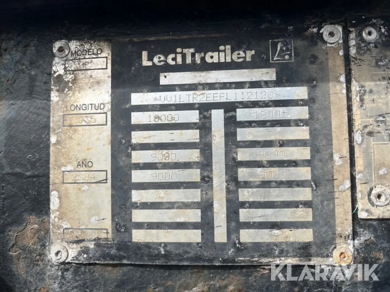 Billede 6 - Trailer Leci til 20 fods containere