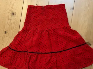 Rød Ganni nederdel