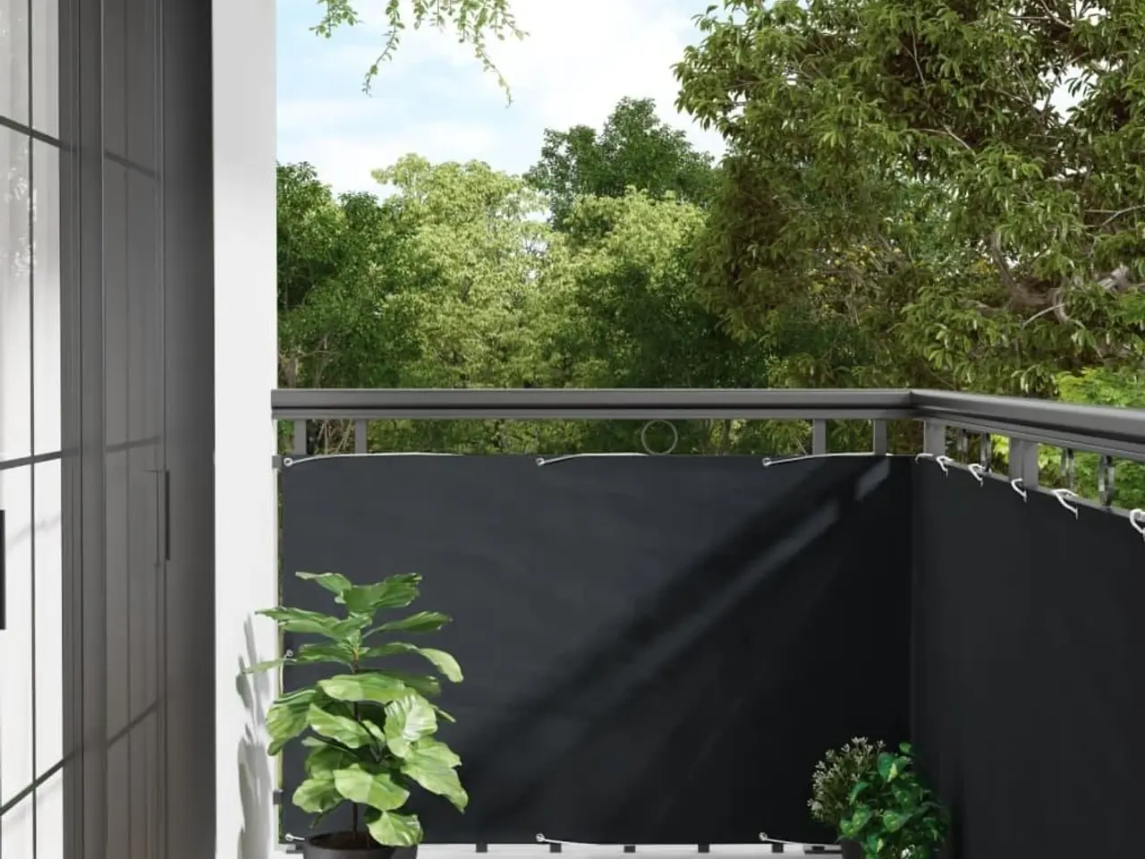 Billede 1 - Altanafskærmning 90 x 300 cm - antracitgrå