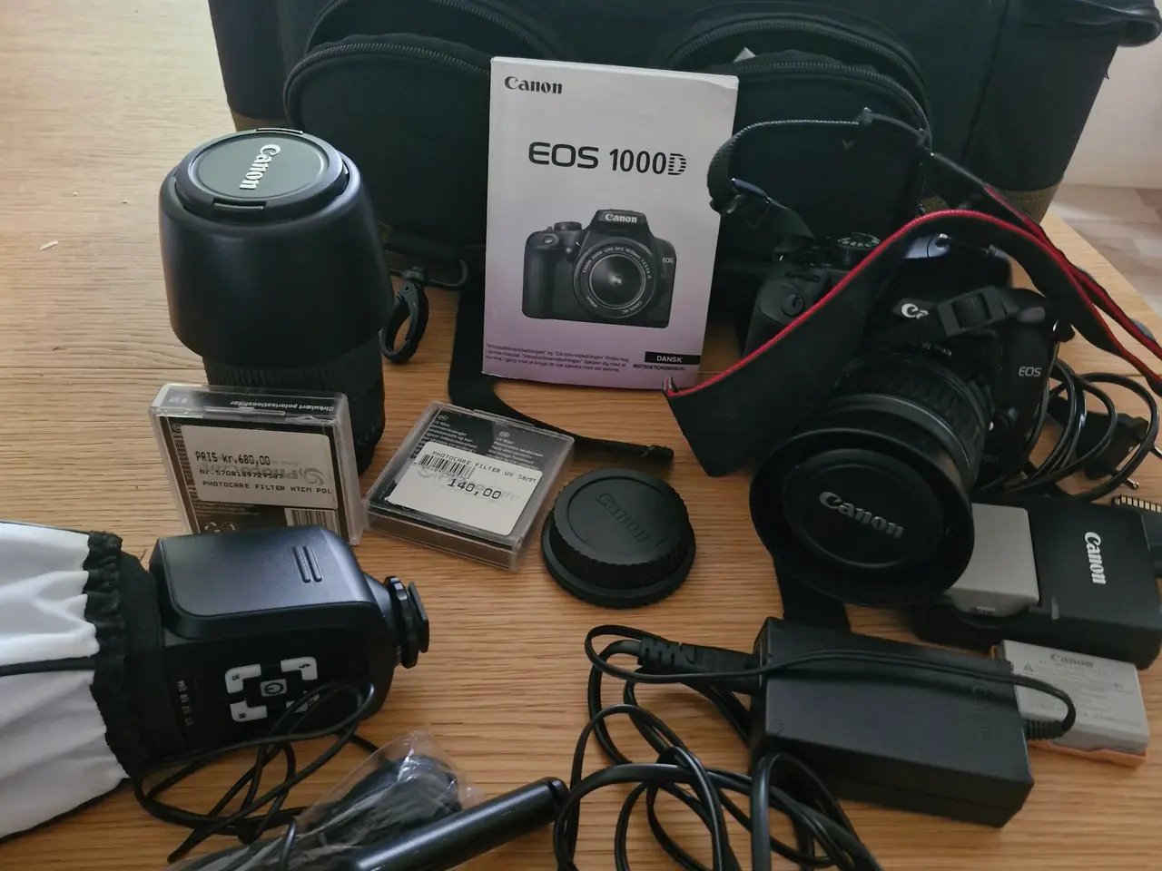 Billede 2 - Canon eos med meget udstyr, alt virker perfekt og