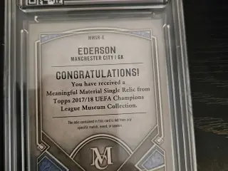 Ederson Relic 59/80 Fodboldkort