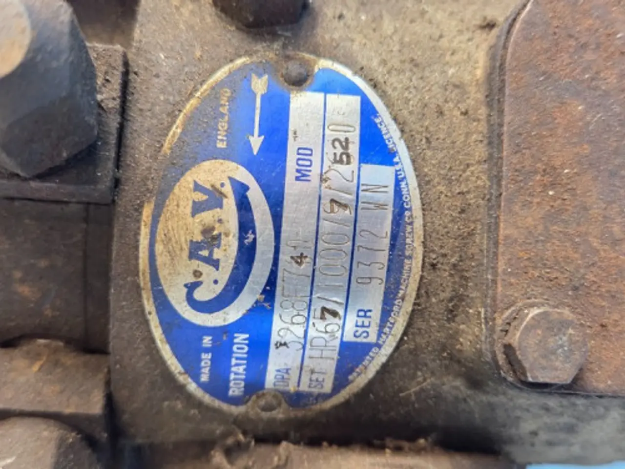 Billede 5 - Perkins 6.354 Brændstofpumpe CAV3268F700
