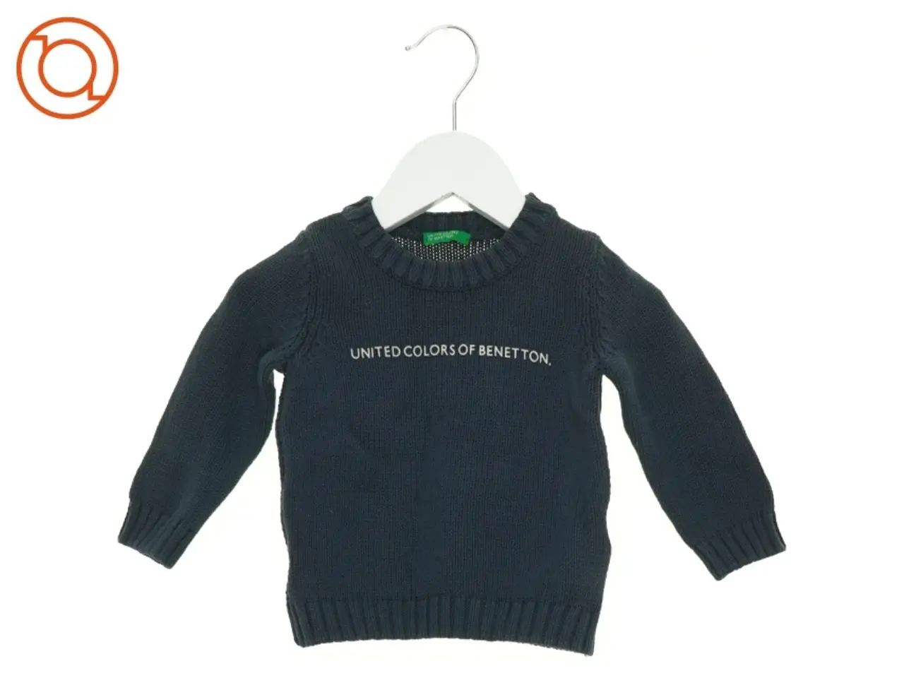 Billede 1 - Strik Sweater Trøje 100% bomuld fra Benetton (str. 74 cm)