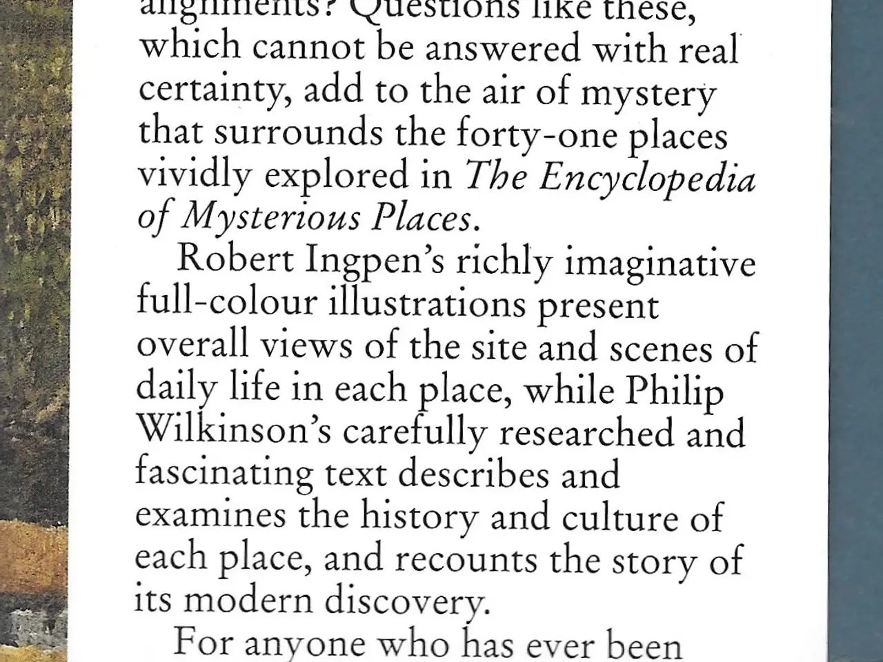 Billede 2 - Encyclopedia of Mysterious Places: Ancient Sites