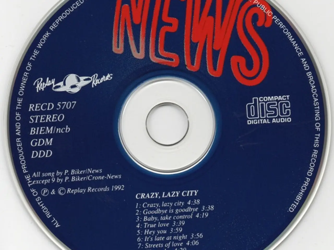 Billede 3 - News – Crazy, Lazy City – CD