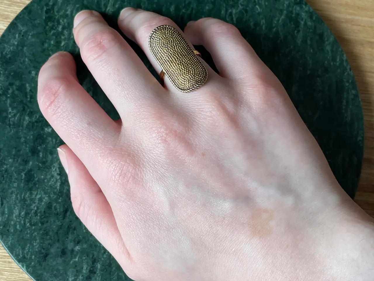 Billede 13 - Carré Jewellery forgyldt ring