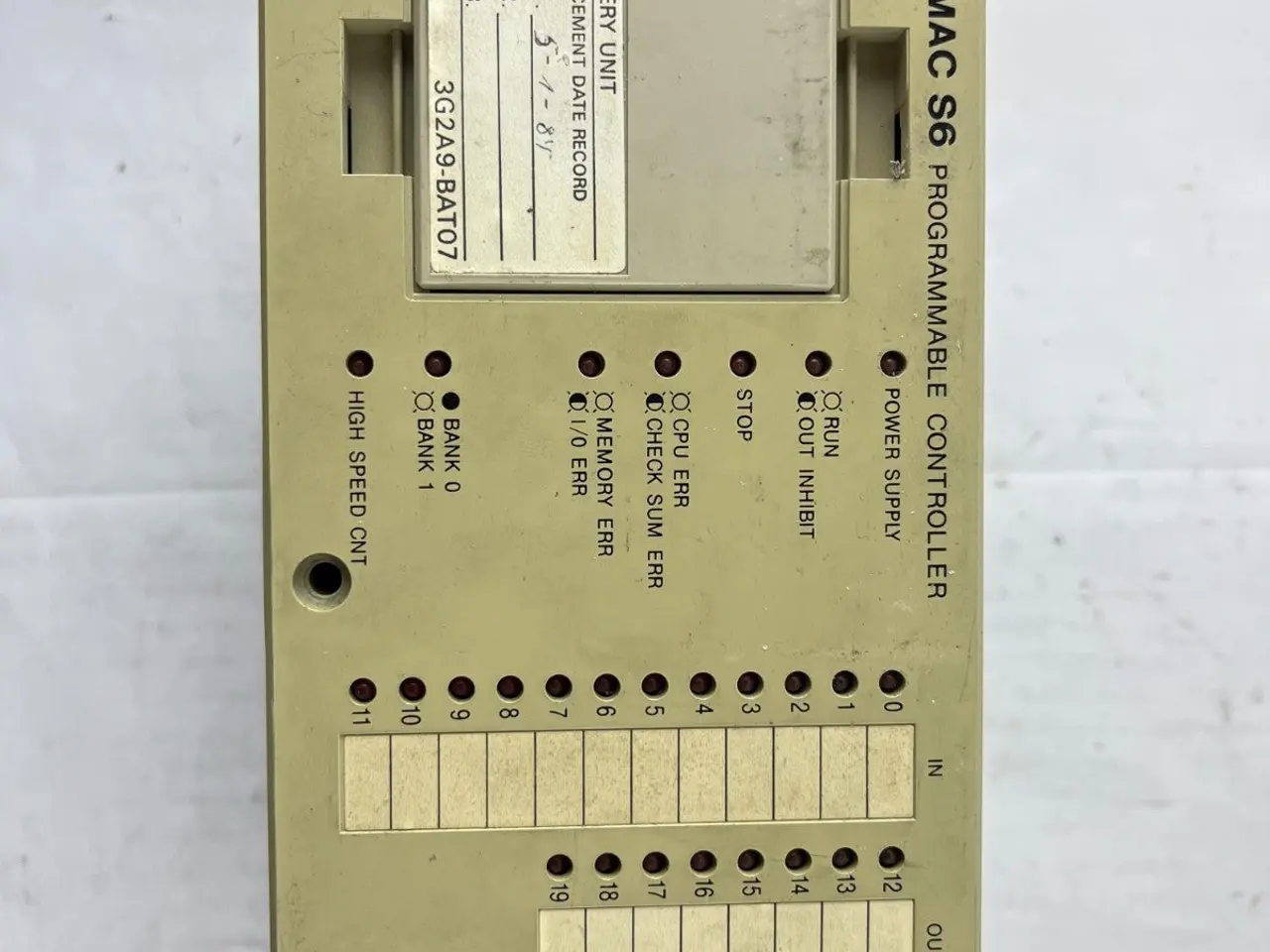 Billede 2 - Omron SYSMAC S6 3G2S6-CPU15 PLC Controller 24V 8