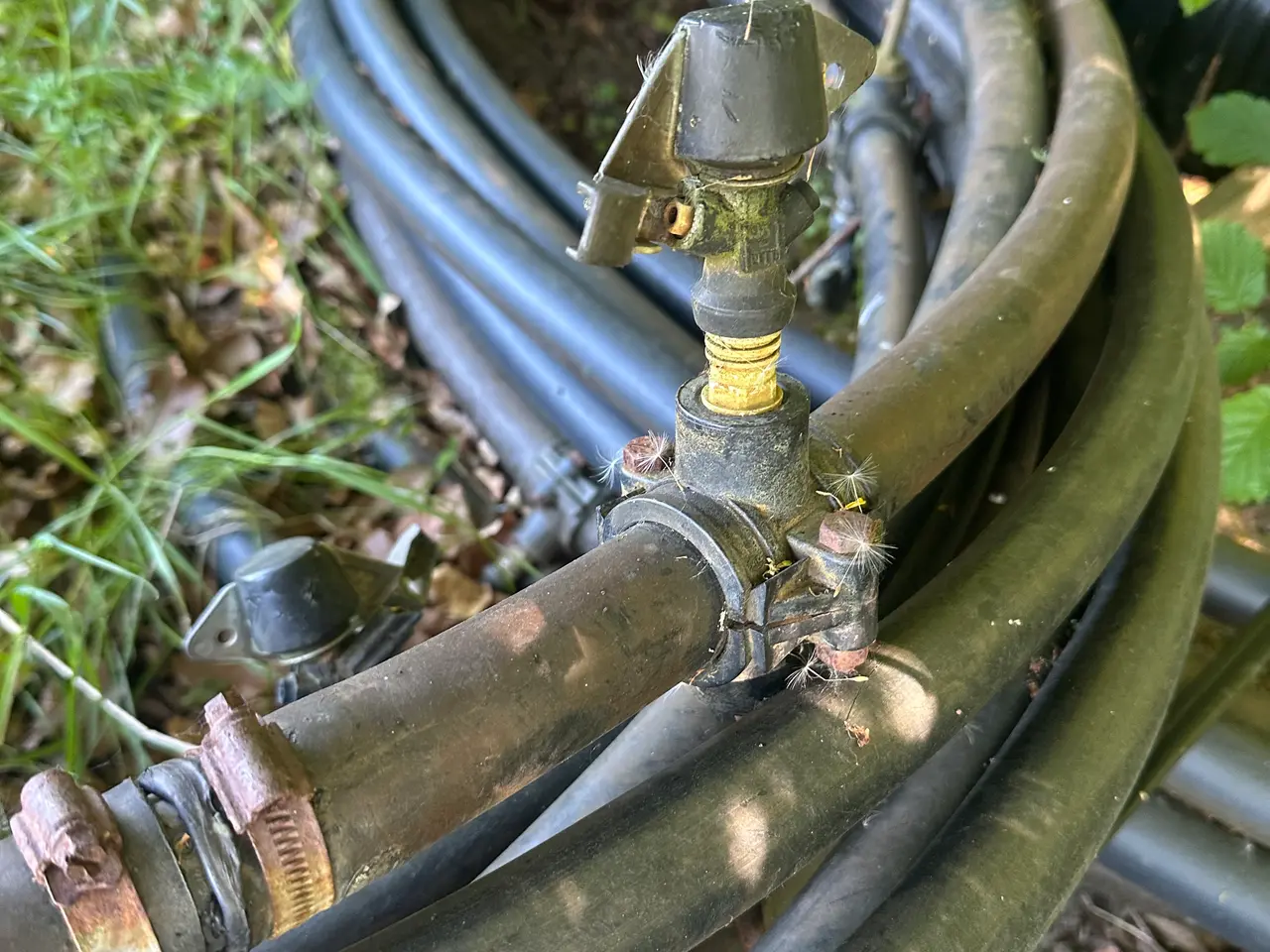 Billede 2 - Vandingsanlæg, slanger m. Sprinkler