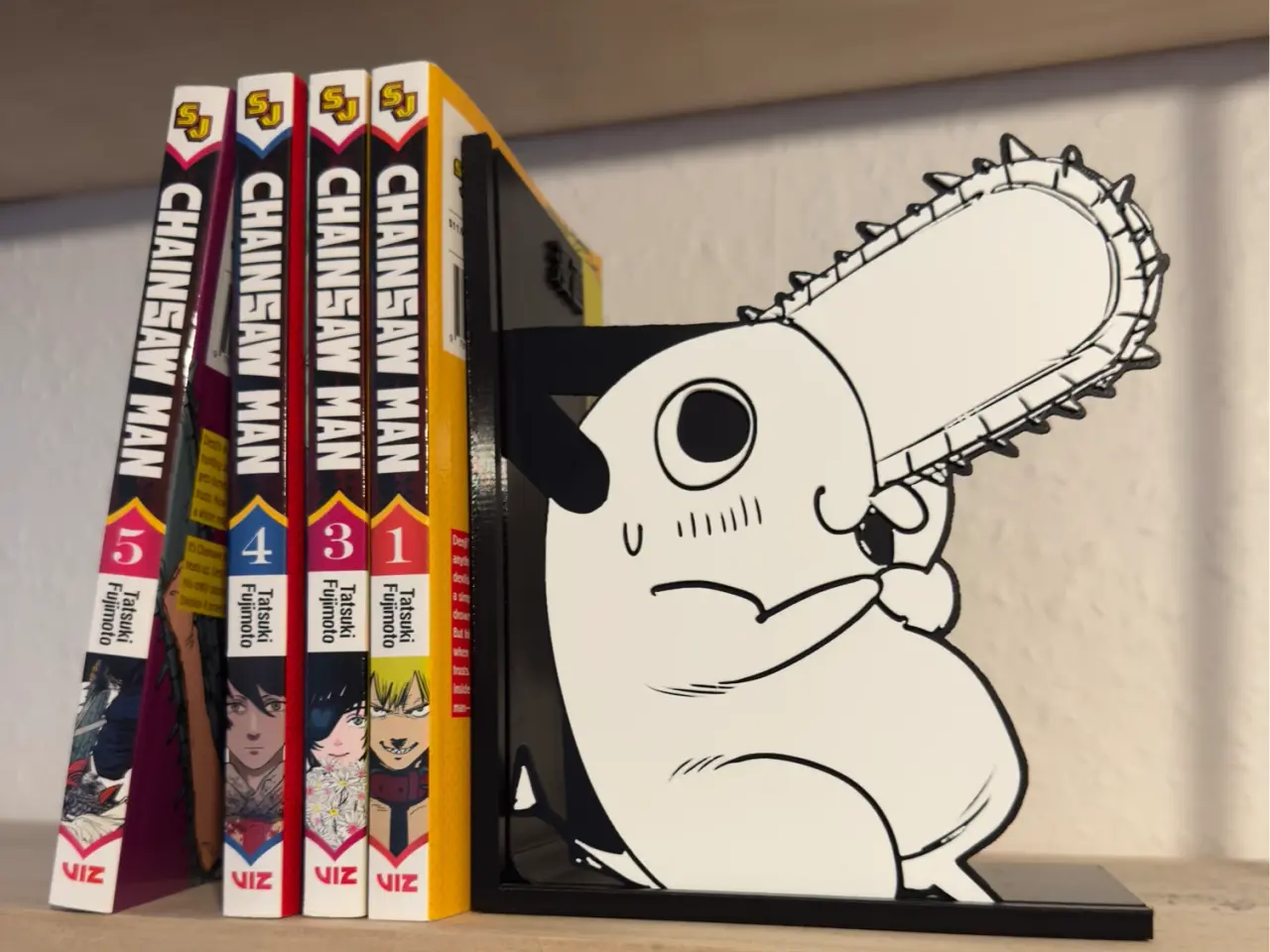 Billede 1 - Chainsaw Man Pochita bogstøtte / bogholder