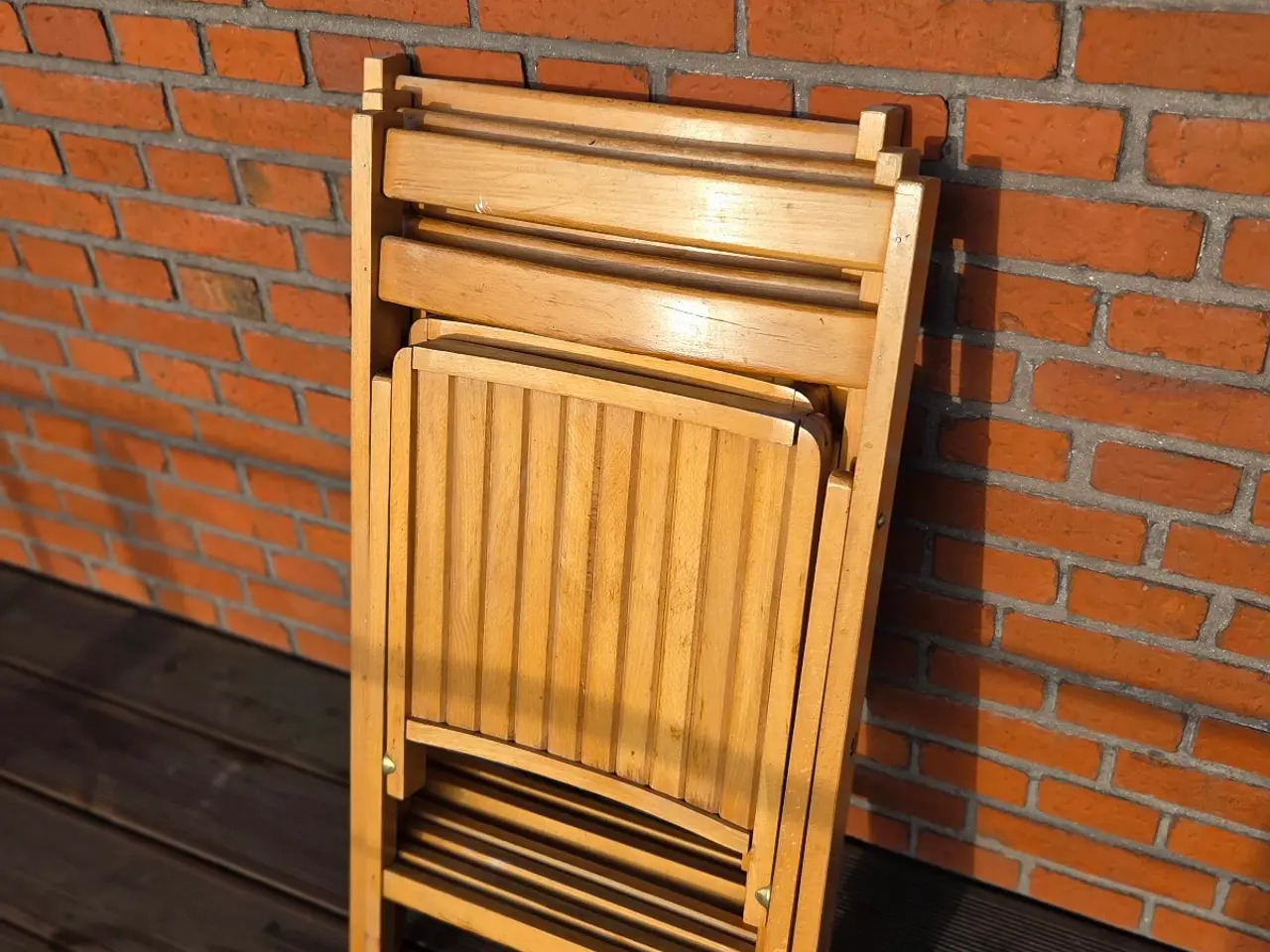 Billede 4 - 3 gode klapstole i træ