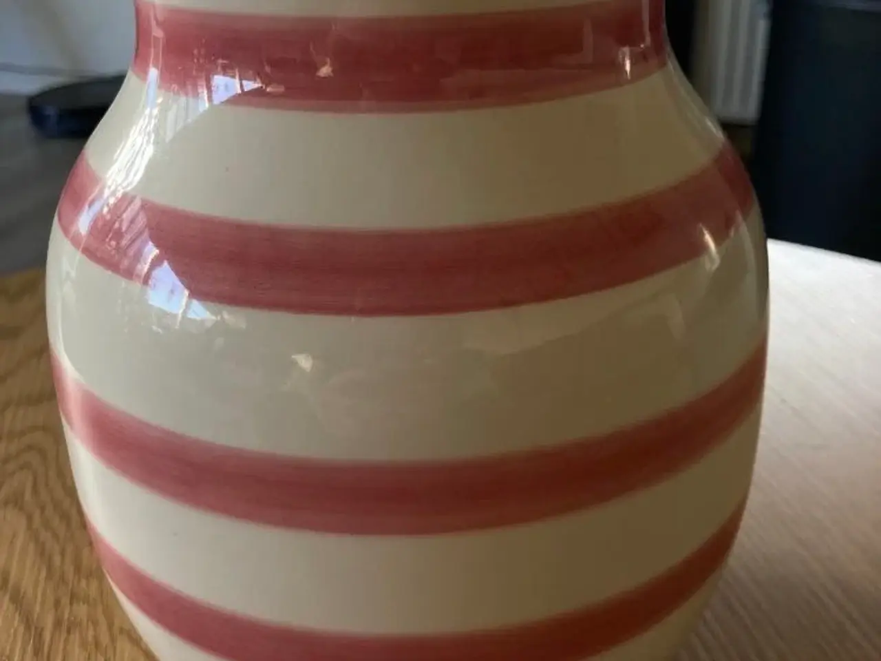Billede 3 - Kähler Omaggio vase – 20 cm (rosa/hvid)