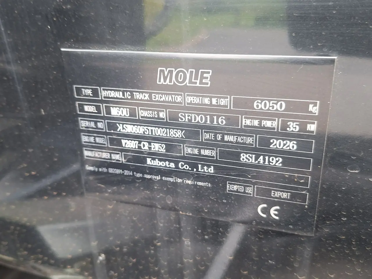 Billede 9 - MOLE m60zt fabriks ny