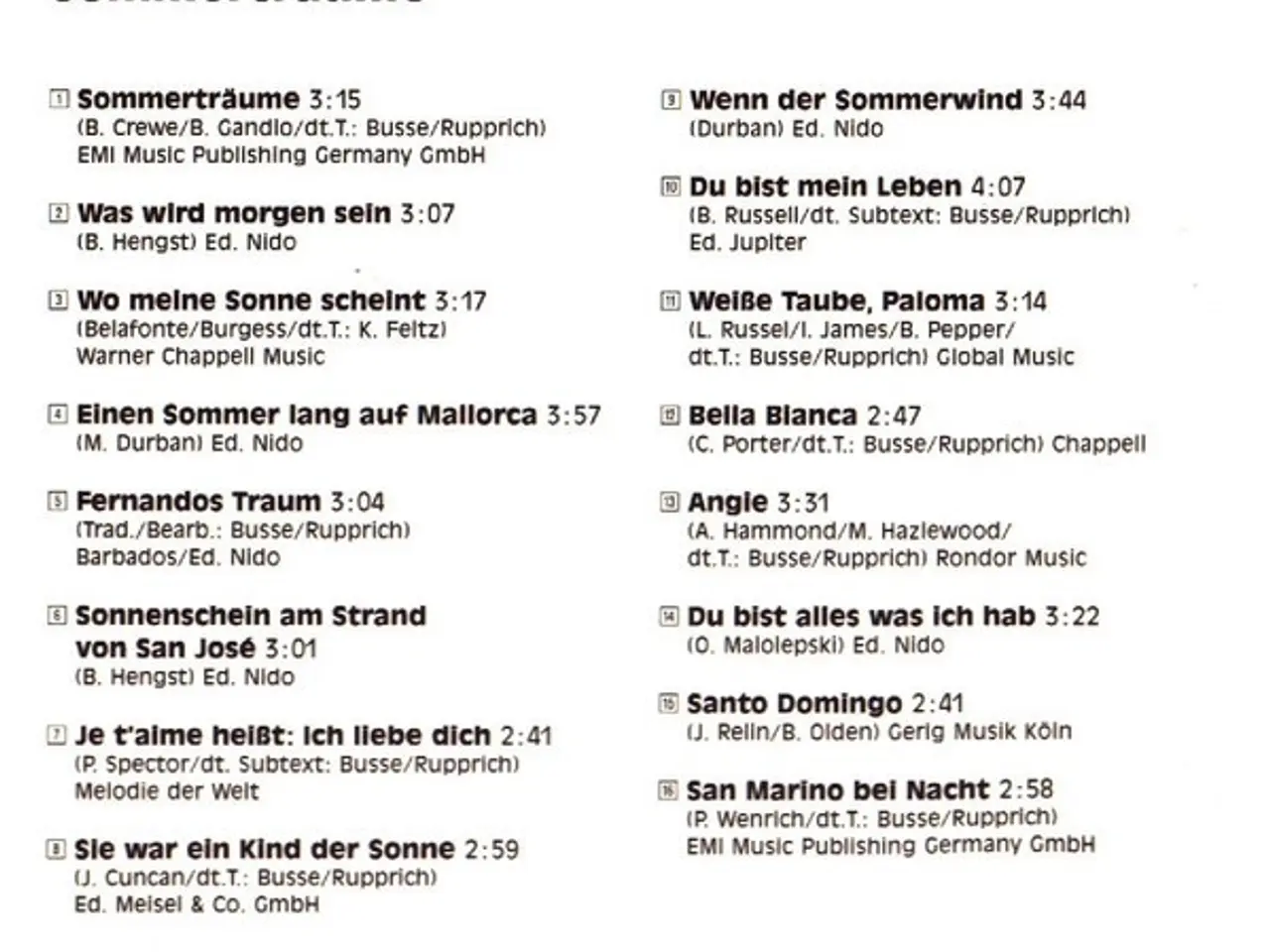 Billede 7 - Die Flippers – Sommerträume – CD