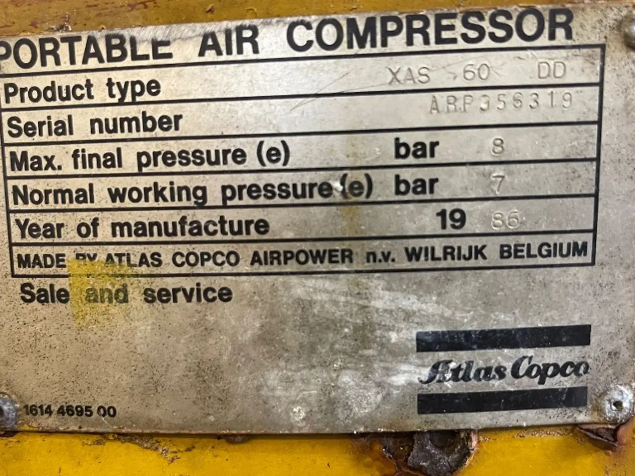 Billede 4 - Atlas Copco XAS 60