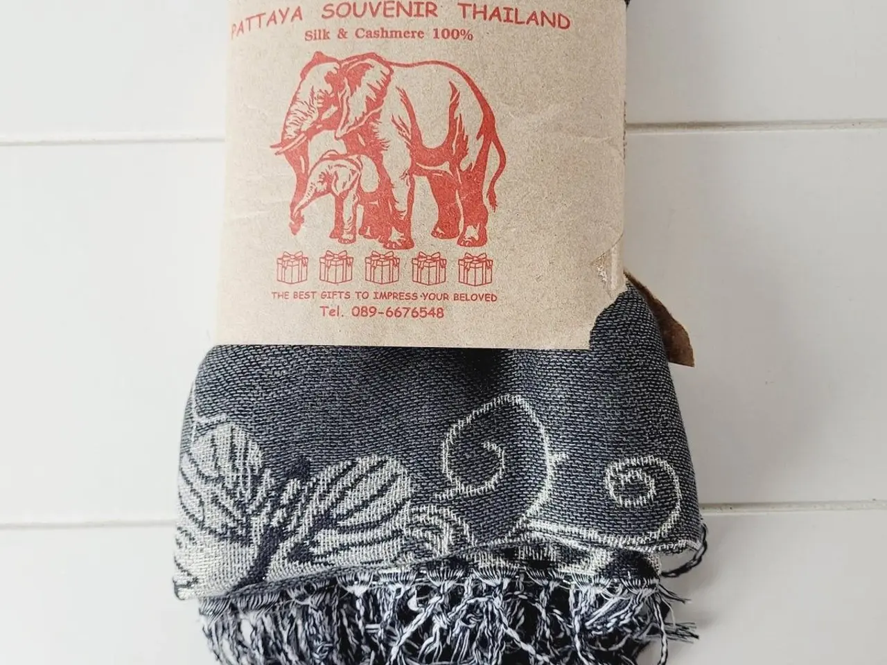 Billede 1 - ⭐️- Elegant og Blødt Pashmina Tørklæde - UBRUGT