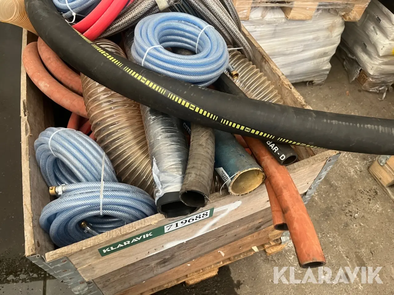 Billede 2 - Slanger Luft/Hydraulik 1 palle