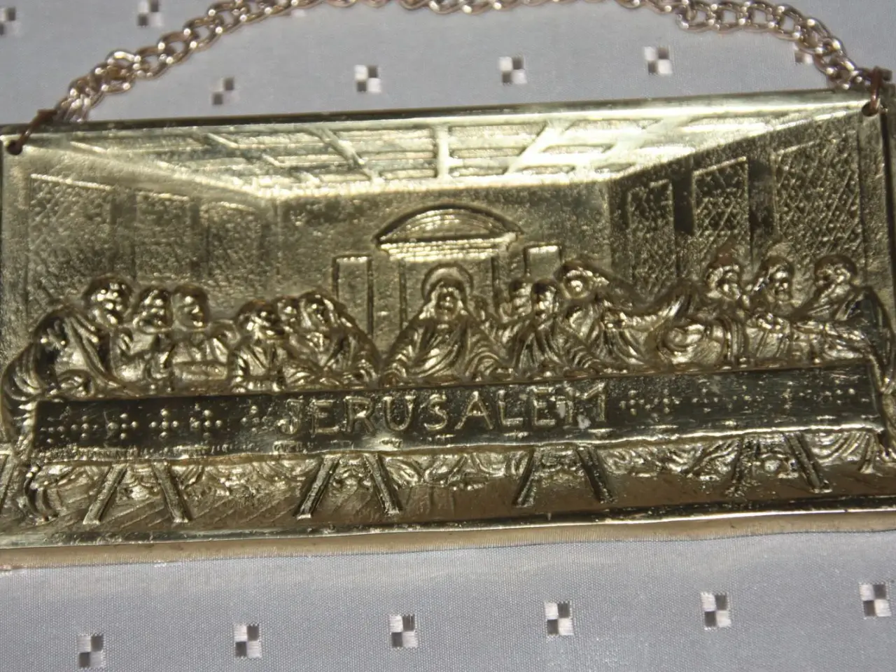 Billede 2 - Metal ikone fra Jerusalem