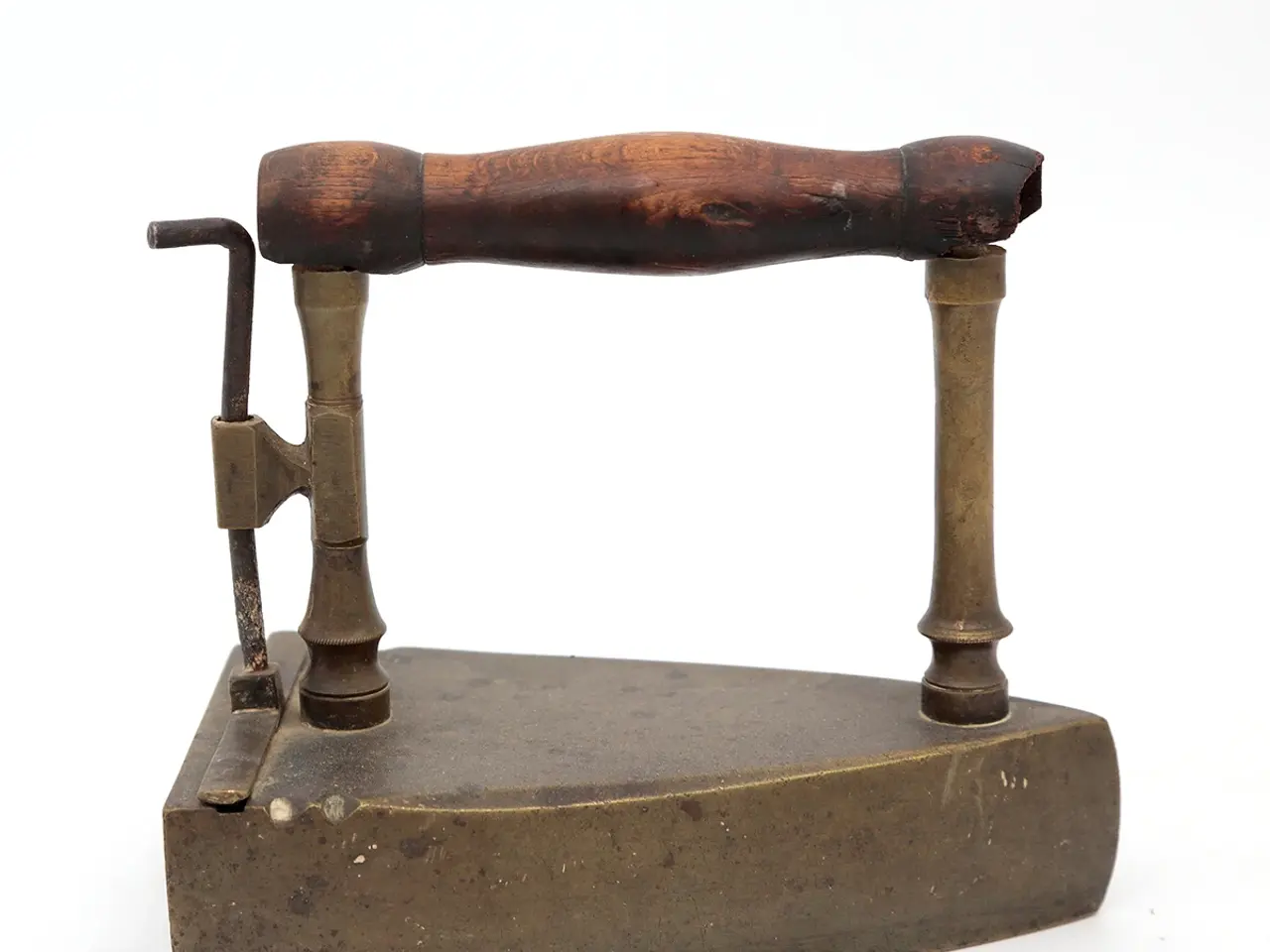 Billede 2 - Dansk messing strygejern No. 7 ca. 1850