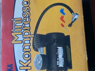 Luftkompressor til Bilstik - 12V, 3m Ledning