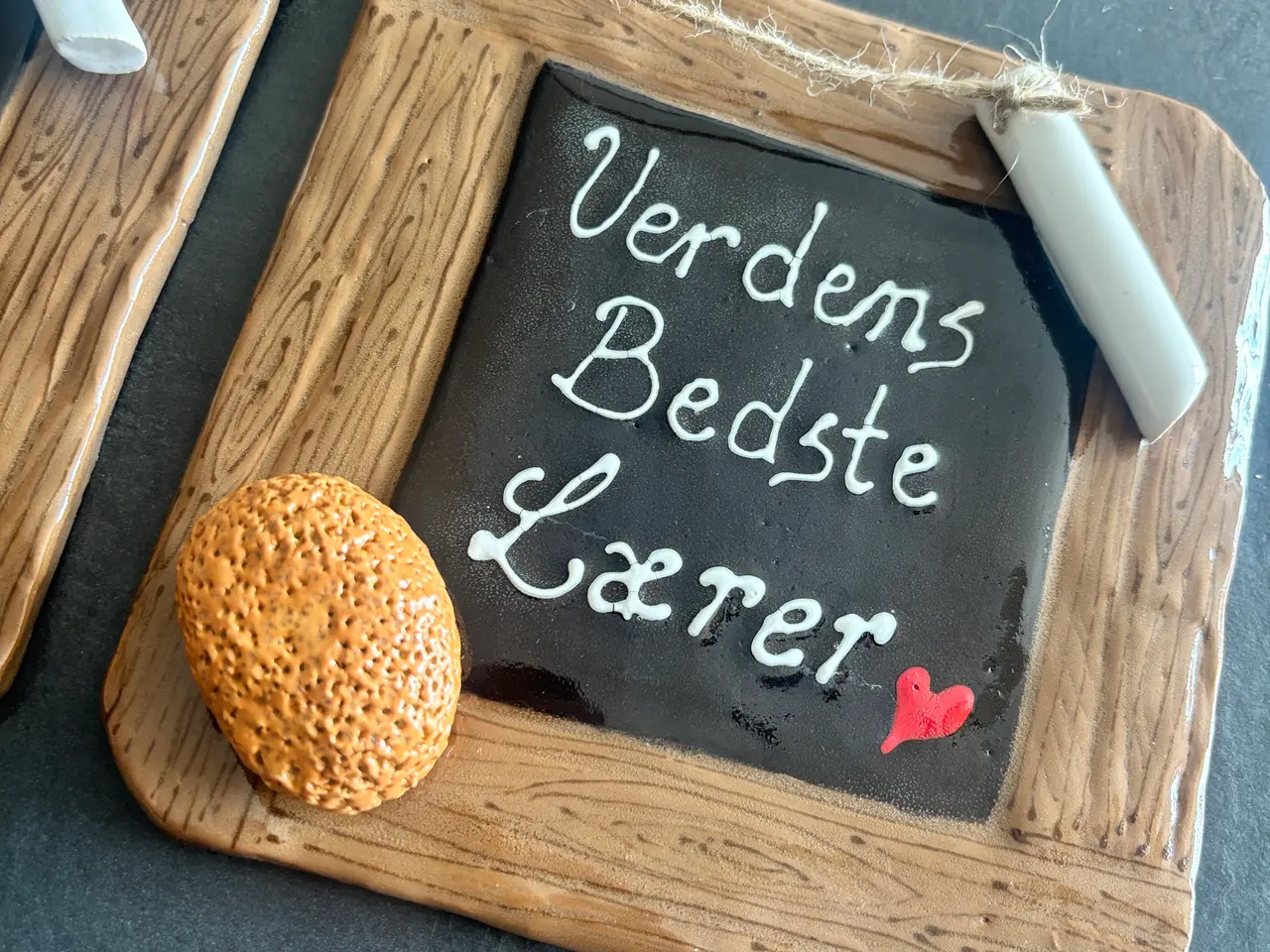 Billede 2 - Tavle til lærer i keramik.
