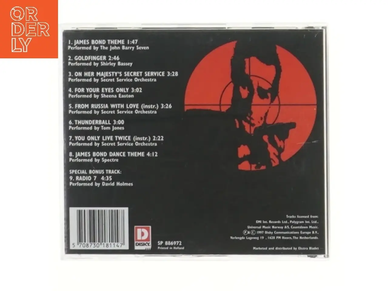 Billede 3 - CD med James Bond hits