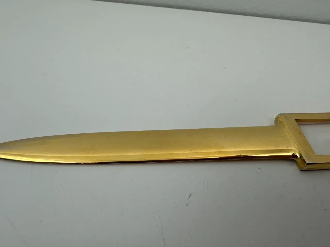 Billede 5 - Vintage messing brevåbner med lup