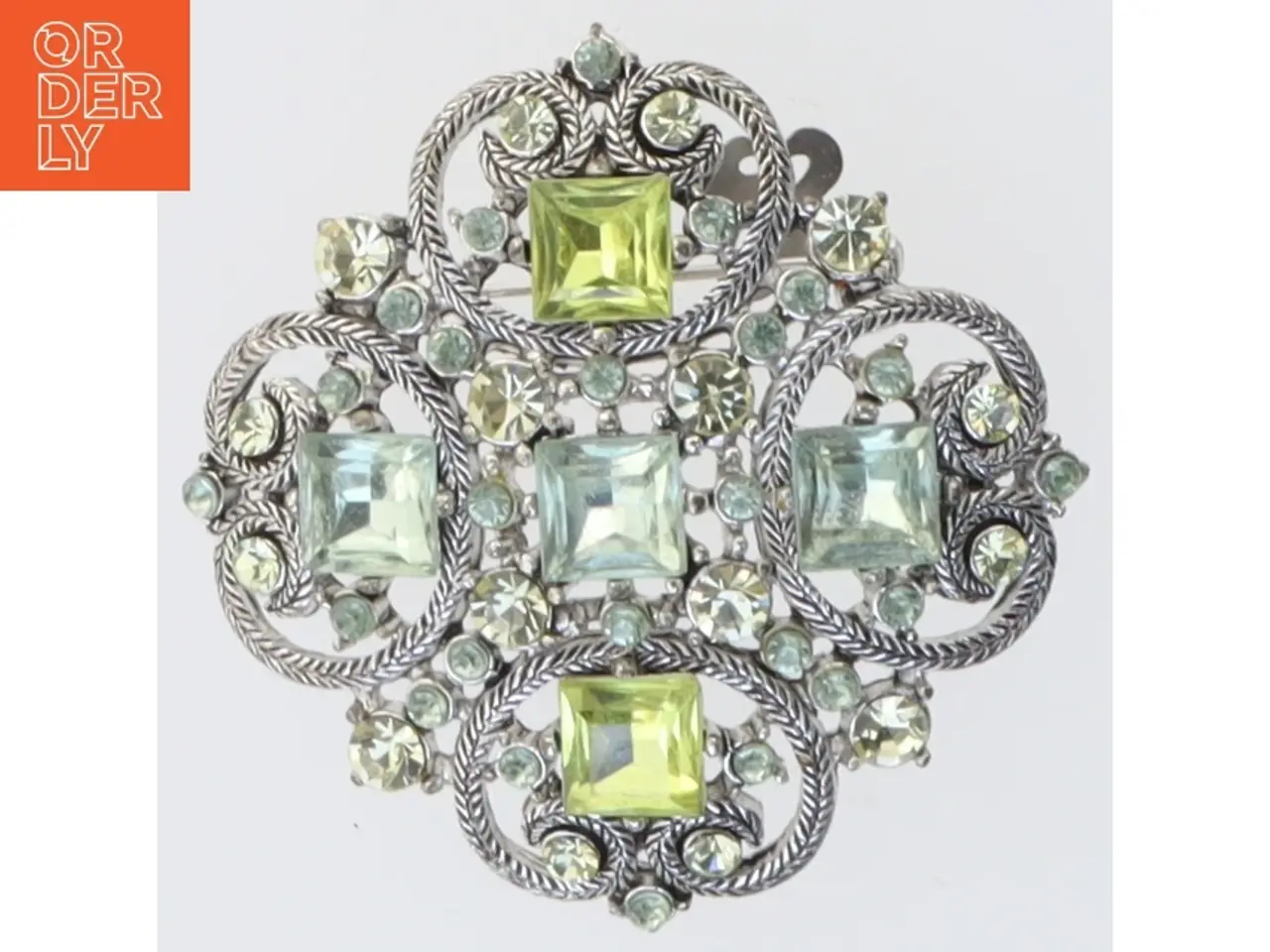 Billede 1 - Dekorativ broche (str. 5 x 5 cm)