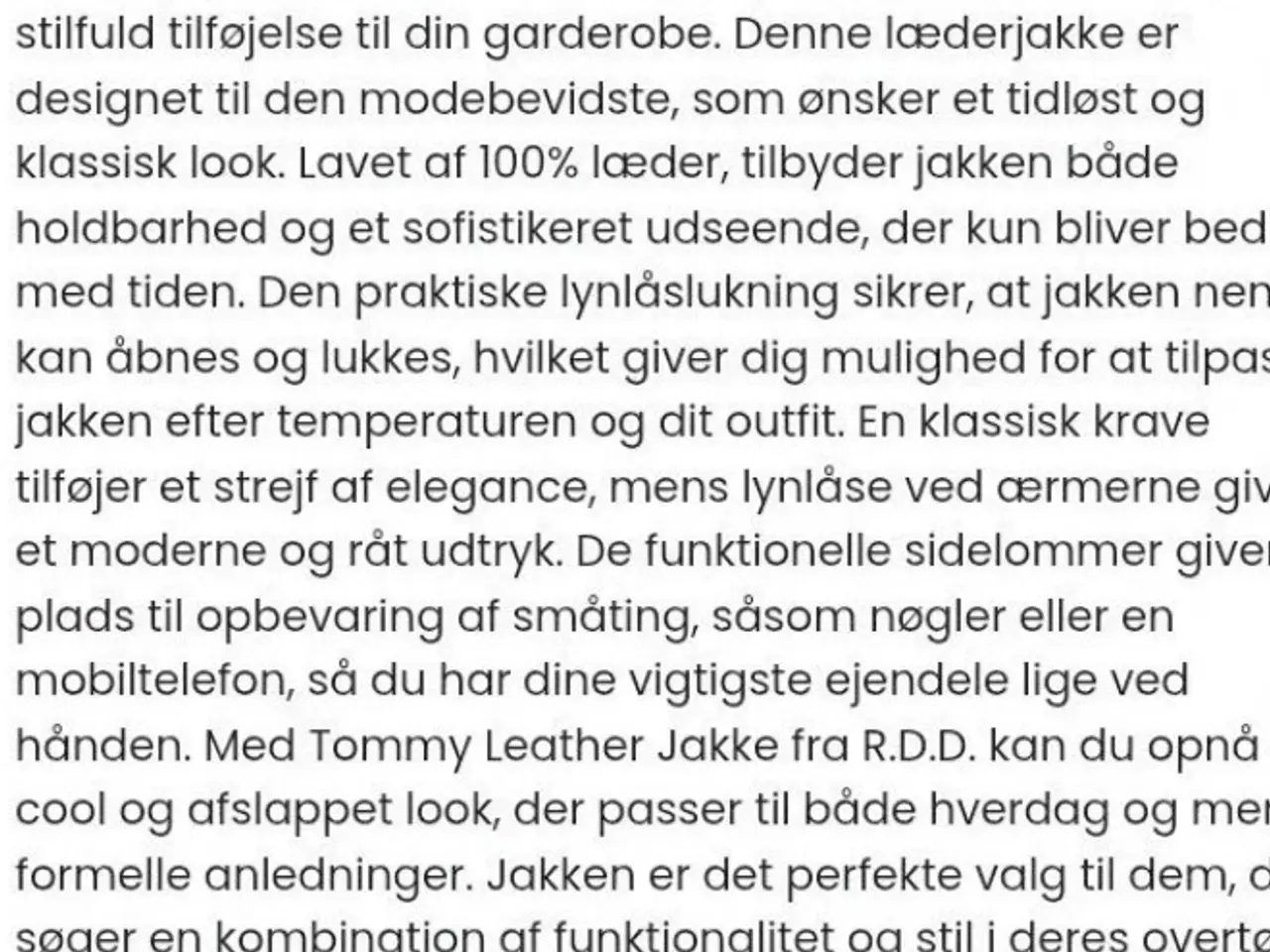 Billede 8 - R.D.D. Tommy leather jacket
