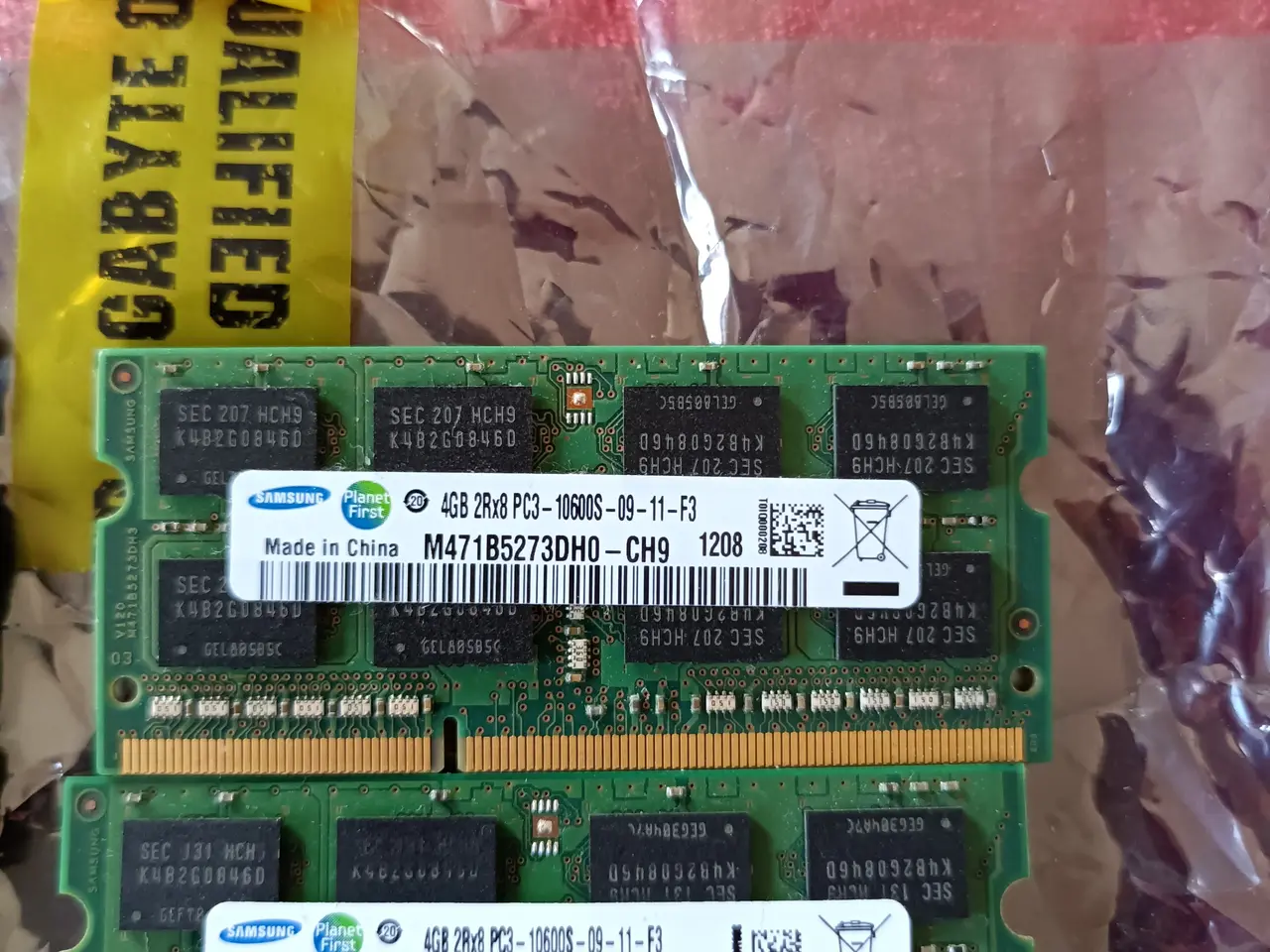 Billede 3 - 3 x 8gb notebook / bærbar ddr3 ram