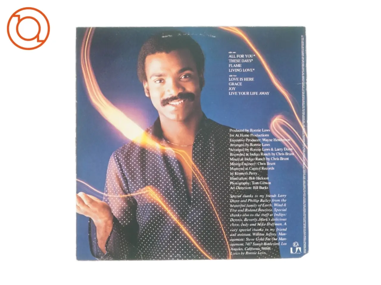 Billede 3 - Flame af Ronnie Laws fra LP