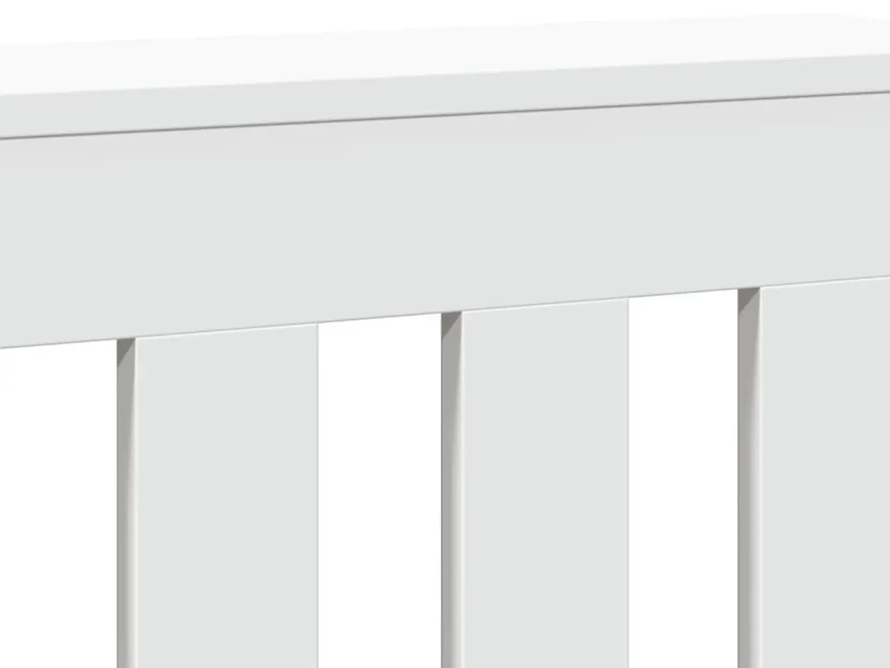 Billede 6 - Radiatorskjuler 149x20x82 cm konstrueret træ hvid