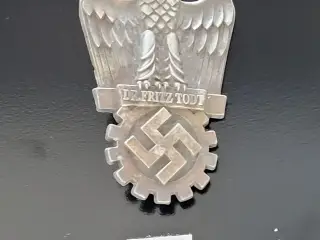 Tyskland WW2 orden medalje Dr. Fritz Todt Preis