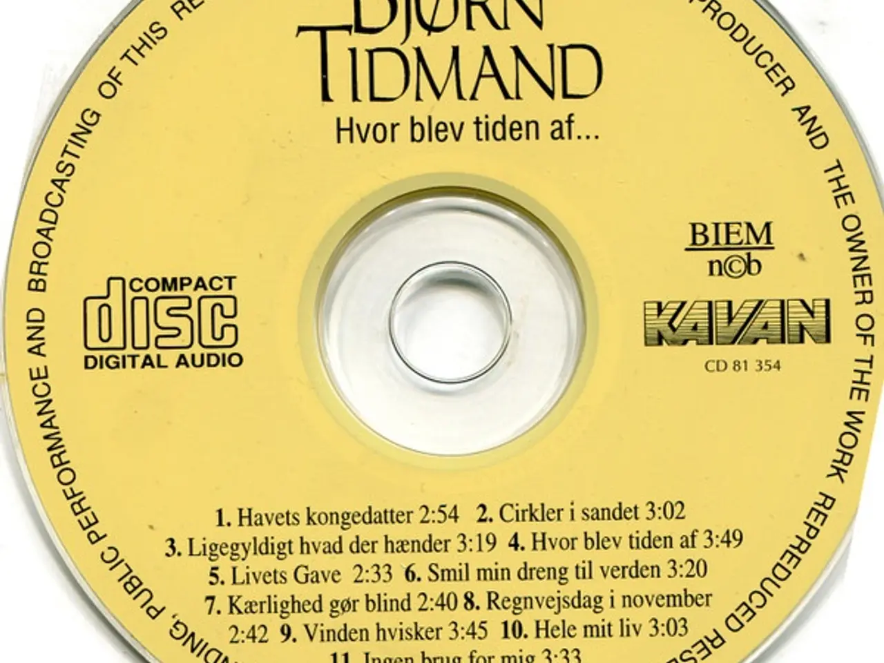 Billede 3 - Bjørn Tidmand – Hvor Blev Tiden Af... – CD