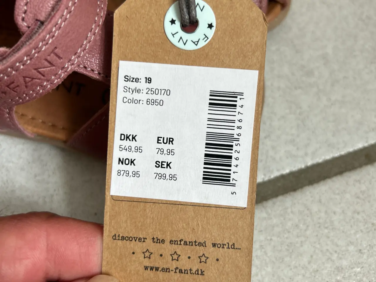 Billede 6 - Helt ny Baby EN FANT læder sandaler