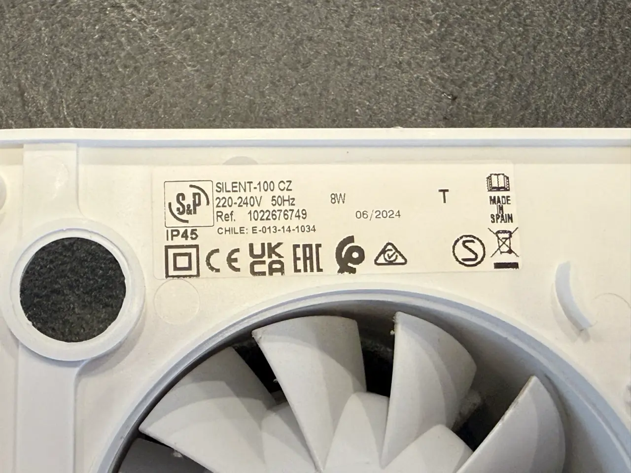 Billede 4 - Ventilator, S&P, Silent-100 CZ