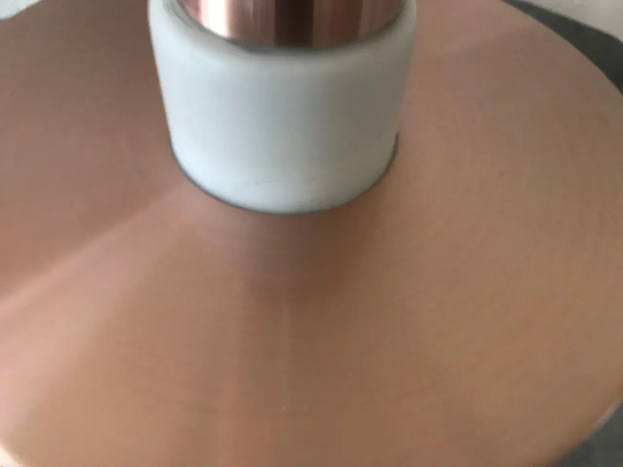 Billede 7 - Retro pendel rosa metal/rose gold og opalglas