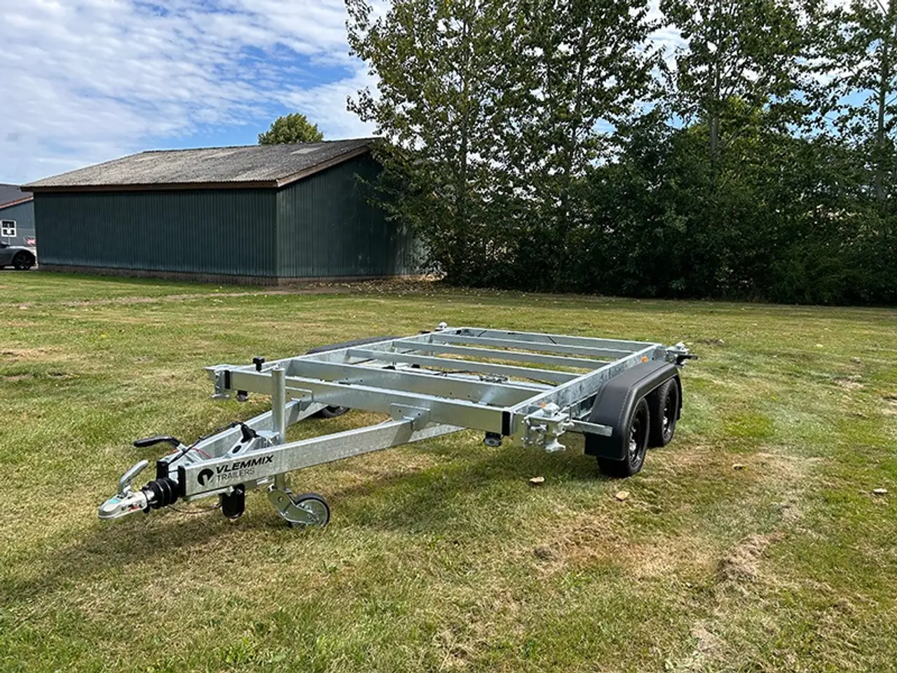 Billede 2 - Vlemmix containertrailer 10 fod - 2 X 1800 kg