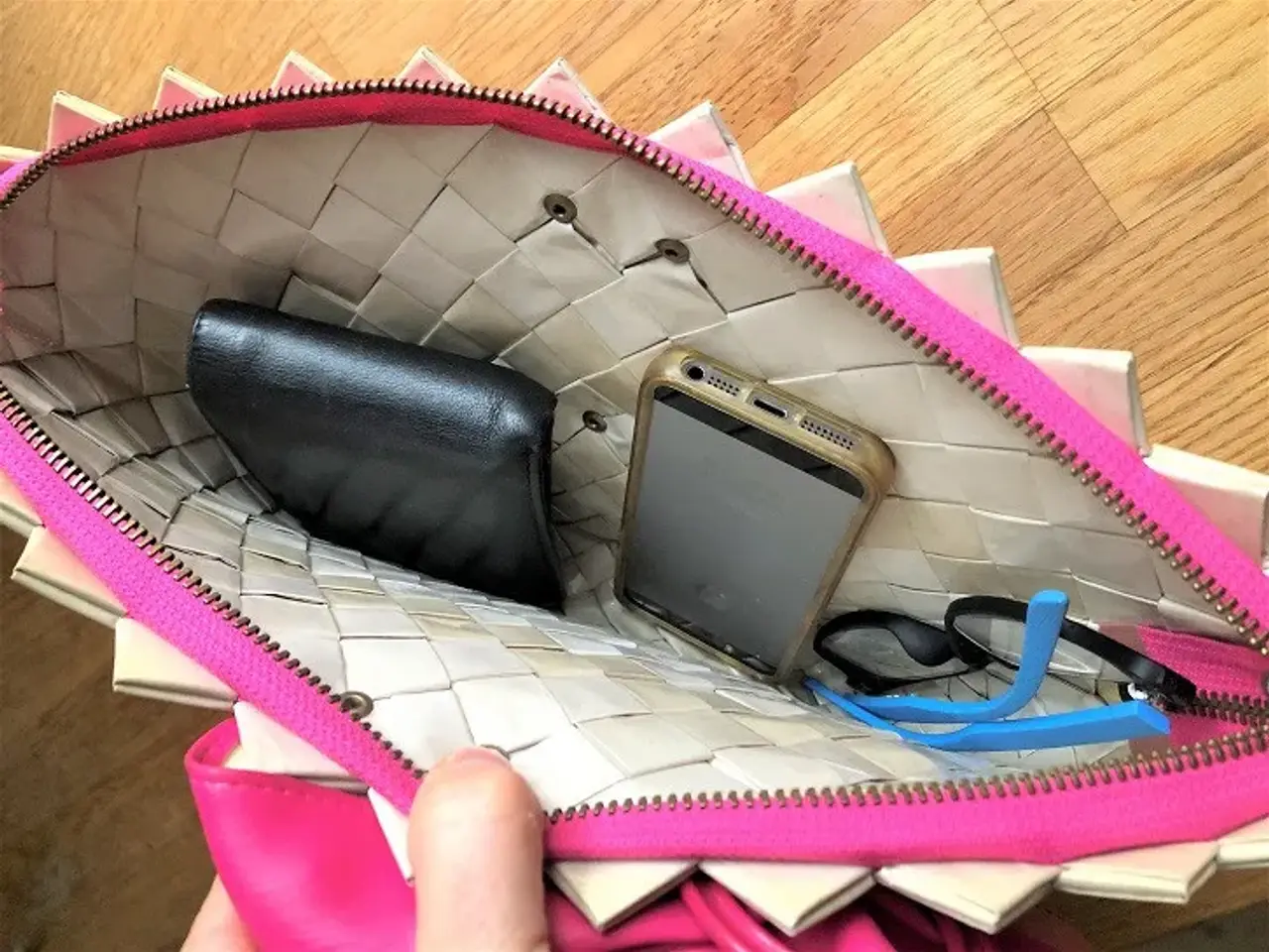 Billede 2 - Flettet HÅNDTASKE - UNIKT design